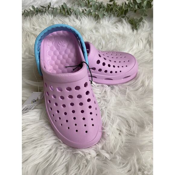 NEW Joybees Kids Slip On Active Clogs Lavender/Island SIZE J1 - Picture 1 of 12